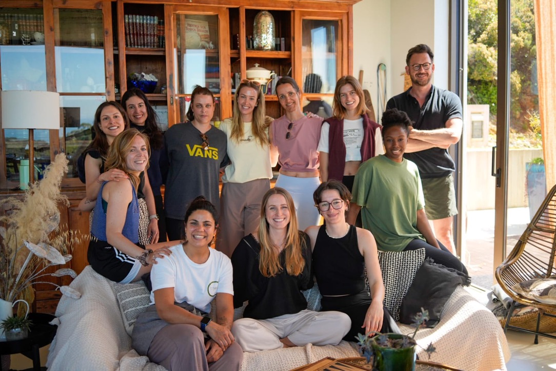 Priceless Peace retreat group photo at Villa Epicurea, Sesimbra Portugal